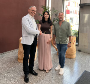 Treffen zwischen den Sprechern des HGV Zell am Harmersbach und der Stadtverwaltung zur Intensivierung der Zusammenarbeit für einen starken Wirtschaftsstandort.